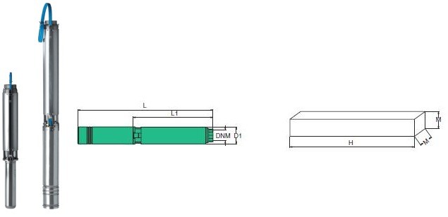 Погружные насосы SL6 серии P Погружные насосы SL6 серии P