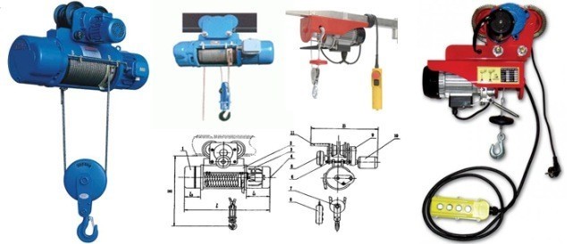 Тали, тележки электрические
