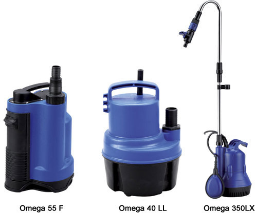 Погружные дренажные насосы для чистой воды серии Omega