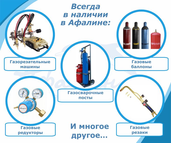 Оборудование в наличии. Газорежущее оборудование