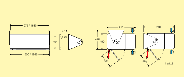 Воздушные завесы для воротных проемов, серия AC 400/WAC 400