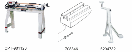 Принадлежности для токарного станка по дереву JWL-1642