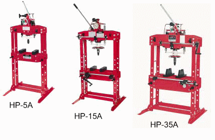 Пресса гидравлические HP-5A, HP-15A, HP-35A