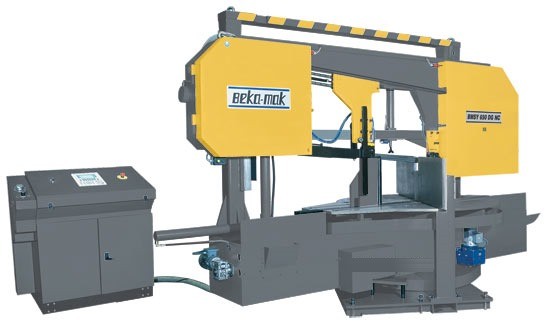 Полуавтоматический ленточнопильный станок двухколонного типа Beka-Mak серии BMSY 650 DG NC