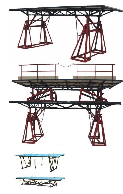 Инвентарные шарнирно-панельные подмости
