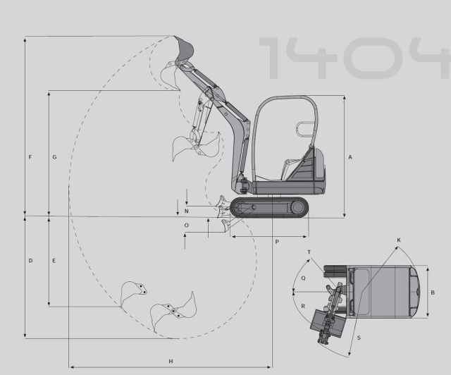 Экскаватор Wacker Neuson 1404