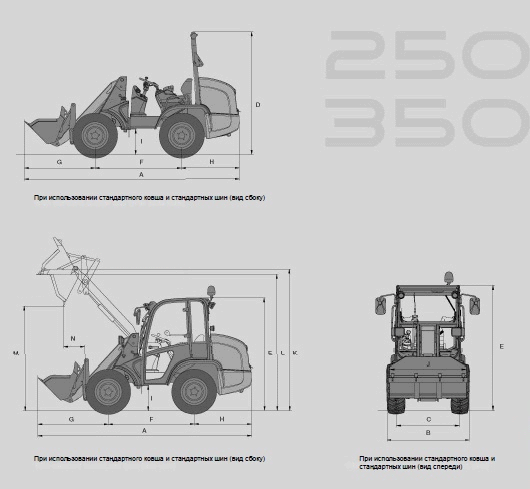 Мини-погрузчик Kramer Allrad 250 - 350